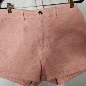 Billabong High Waist Pink Corduroy Shorts